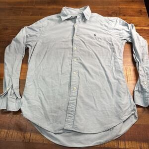 Ralph Lauren polo long sleeve classic fit button Blue Size L